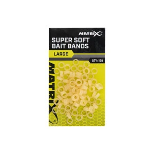 Силиконови рингове Matrix Super Soft Bait Bands Large - 100бр.