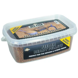 Готови пелети Dynamite Baits Big Fish Feeder Ready Pellets Sweet Banoffi - 2мм, 1.2кг