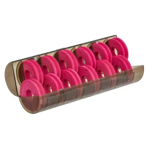 Кутия за монтажи CarpZoom EVA Hook Link Spool Set - 12 бр