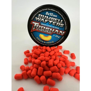 Dumbell Wafters Troshan Fishing - Peach & Squid 8х10mm
