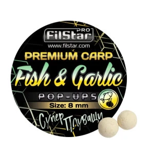 Плуващи топчета Pop-Ups FilStar Premium Carp - Fish & Garlic 8мм