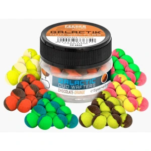 Балансирани топчета CZ Galactic Duo Wafters Chocolate Orange - 8mm