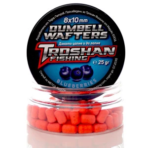 Blueberries 8х10mm - Dumbell Wafters Troshan Fishing