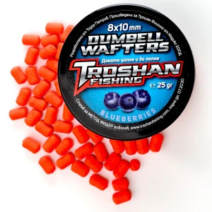Blueberries 8х10mm - Dumbell Wafters Troshan Fishing