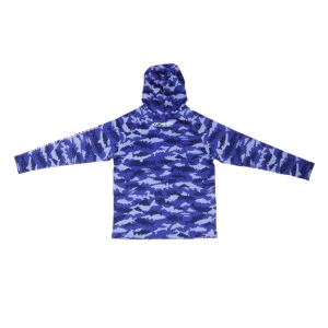 Блуза с Качулка Owner SUN BLOCK HOODIE BLUE UPF50+