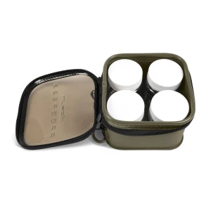 Чанта с бурканчета за стръв Korum Progress EVA Hookbait Pouch 4 Tub