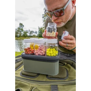 Чанта с бурканчета за стръв Korum Progress EVA Hookbait Pouch 6 Tub