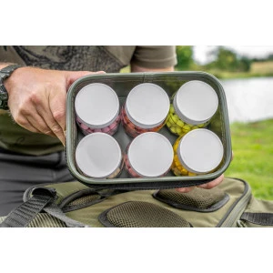 Чанта с бурканчета за стръв Korum Progress EVA Hookbait Pouch 6 Tub
