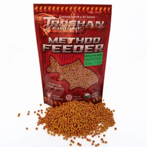 Chocolate & Orange 4mm Method Feeder Пелети Troshan Fishing - 600gr