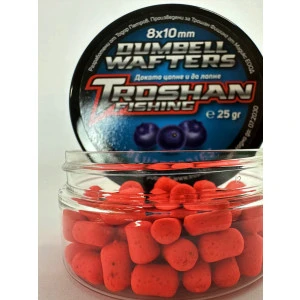 Dumbell Wafters Troshan Fishing - Blueberries 8х10mm