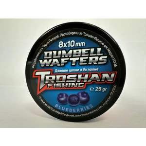 Dumbell Wafters Troshan Fishing - Blueberries 8х10mm