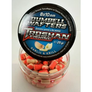 Dumbell Wafters Troshan Fishing - Garlic & Krill 8х10mm