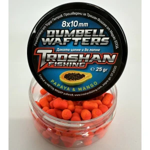 Dumbell Wafters Troshan Fishing - Papaya & Mango 8х10mm