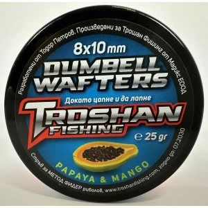 Dumbell Wafters Troshan Fishing - Papaya & Mango 8х10mm