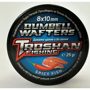Dumbell Wafters Troshan Fishing - Spicy Fish 8х10mm