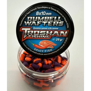 Dumbell Wafters Troshan Fishing - Spicy Fish 8х10mm