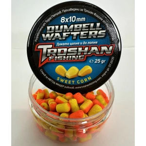 Dumbell Wafters Troshan Fishing - Sweet Corn 8х10mm