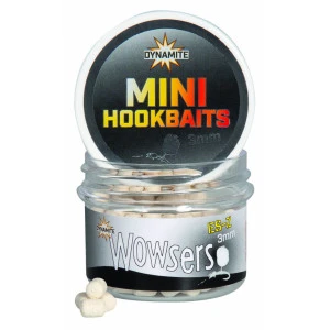 Dynamite Baits Mini Hookbaits  White ES-Z Wowsers 3mm