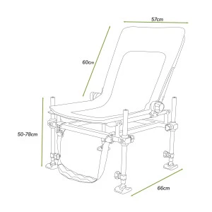 Фидер Стол KORUM Supa Lite Stretch Feeder Chair S23