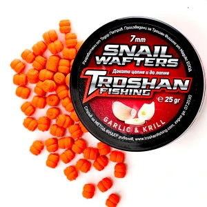 Garlic & Krill 7mm - Snail Wafters Troshan Fishing