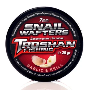 Garlic & Krill 7mm - Snail Wafters Troshan Fishing