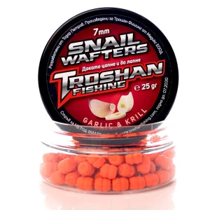 Garlic & Krill 7mm - Snail Wafters Troshan Fishing
