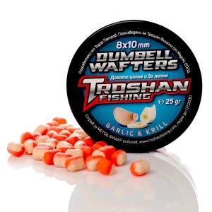 Garlic & Krill 8х10mm - Dumbell Wafters Troshan Fishing