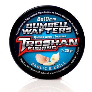 Garlic & Krill 8х10mm - Dumbell Wafters Troshan Fishing