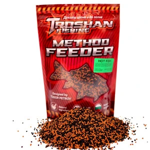 Hot Fish 2mm Method Feeder Пелети Troshan Fishing - 600gr