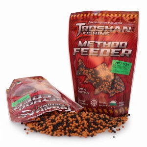 Hot Fish 4mm Method Feeder Пелети Troshan Fishing - 600gr