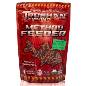 Hot Fish 4mm Method Feeder Пелети Troshan Fishing - 600gr
