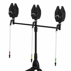 Комплект шаранска стойка със сигнализатори Fish-Xpro Basic Rodpod-Set Complete -3-Rods
