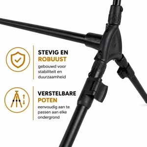 Комплект шаранска стойка със сигнализатори Fish-Xpro Basic Rodpod-Set Complete -3-Rods