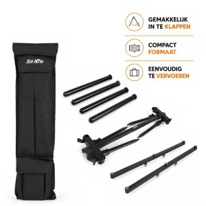Комплект шаранска стойка със сигнализатори Fish-Xpro Luxe Rodpod-Set Complete 2-Rods