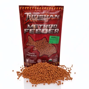 Krill 4mm Method Feeder Пелети Troshan Fishing - 600gr