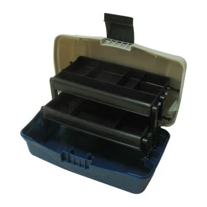 Куфарче Plastilys с 2 нива, синьо - BOX-M2P
