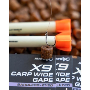 Кука без Контра с Ухо Matrix X9 Carp Wide Gape Barbless Eyed