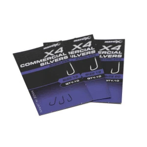 Куки без контра Matrix X4 Commercial Silver Hook