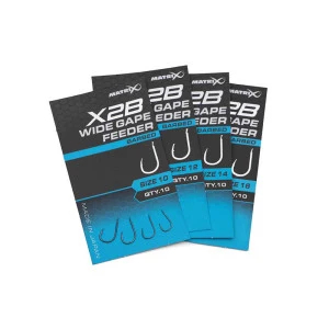 Куки единични с контра MATRIX X2B Wide Gape Feeder