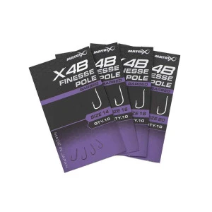 Куки единични с контра X4B Finesse Pole