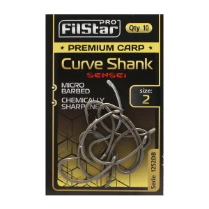 Куки Premium Carp Curve Shank F1252DB