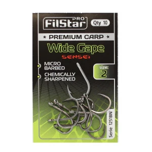 Куки Premium Carp Wide Gape F1251BN - №2