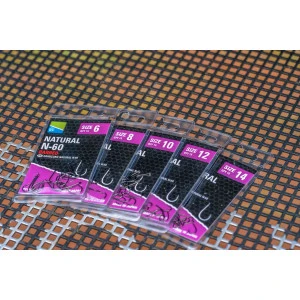 Куки с Контра PRESTON Natural N-60