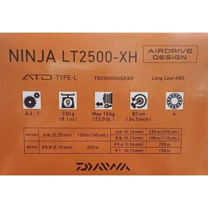Макара DAIWA 23 NINJA - LT2500-XH