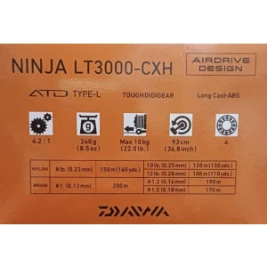 Макара DAIWA 23 NINJA - LT3000-CXH