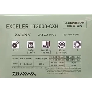 Макара с преден аванс DAIWA ’23 EXCELER LT3000 C-XH