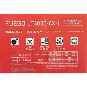 Макара с преден аванс DAIWA 23 FUEGO LT3000-CXH