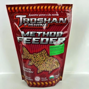 Chocolate & Orange 4mm Method Feeder Пелети Troshan Fishing - 600gr