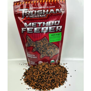Hot Fish 2mm Method Feeder Пелети Troshan Fishing - 600gr