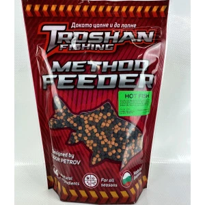Hot Fish 4mm Method Feeder Пелети Troshan Fishing - 600gr